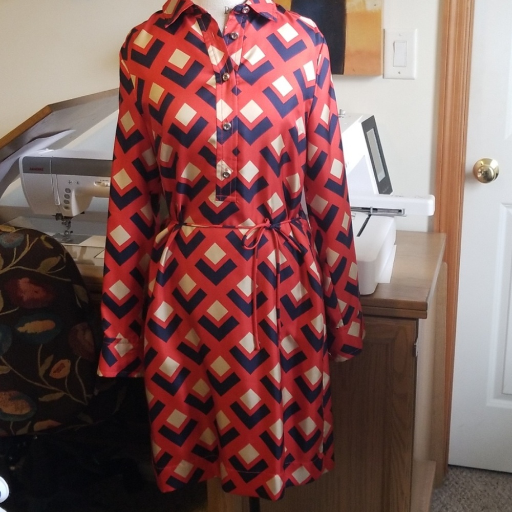 Banana Republic MadMen Shirt Dress, Retro, size 10